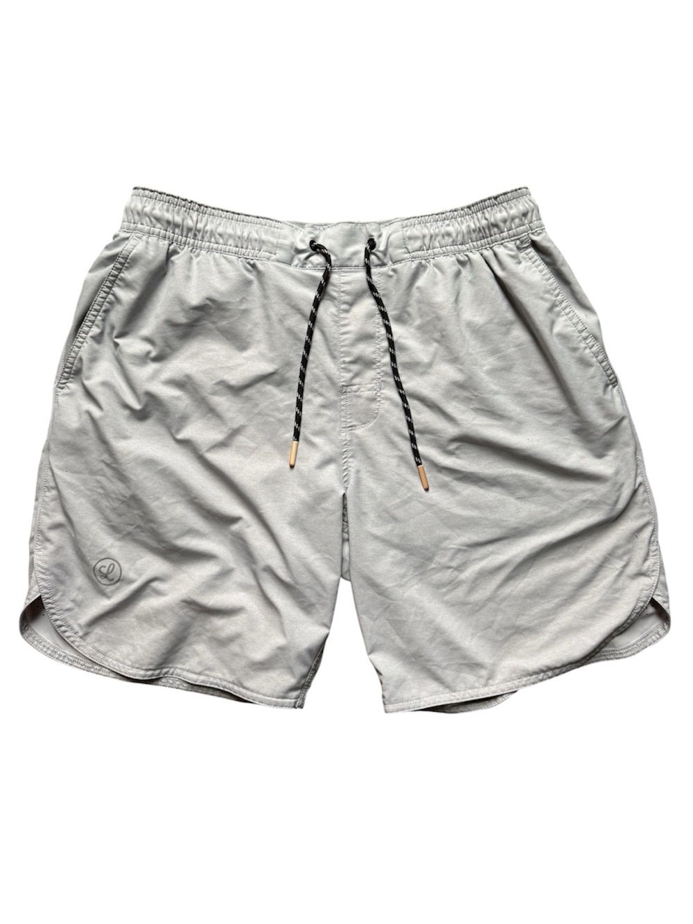 Legends Athletic Drawstring Shorts — Light Gray M